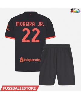 Günstige AC Milan Diego Moreira #22 3rd trikot Kinder 2026-27 Kurzarm (+ Kurze Hosen)
